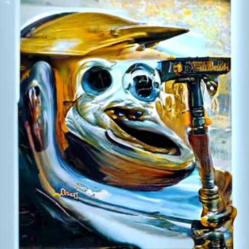 Oil Painting in the Style of James Gurney