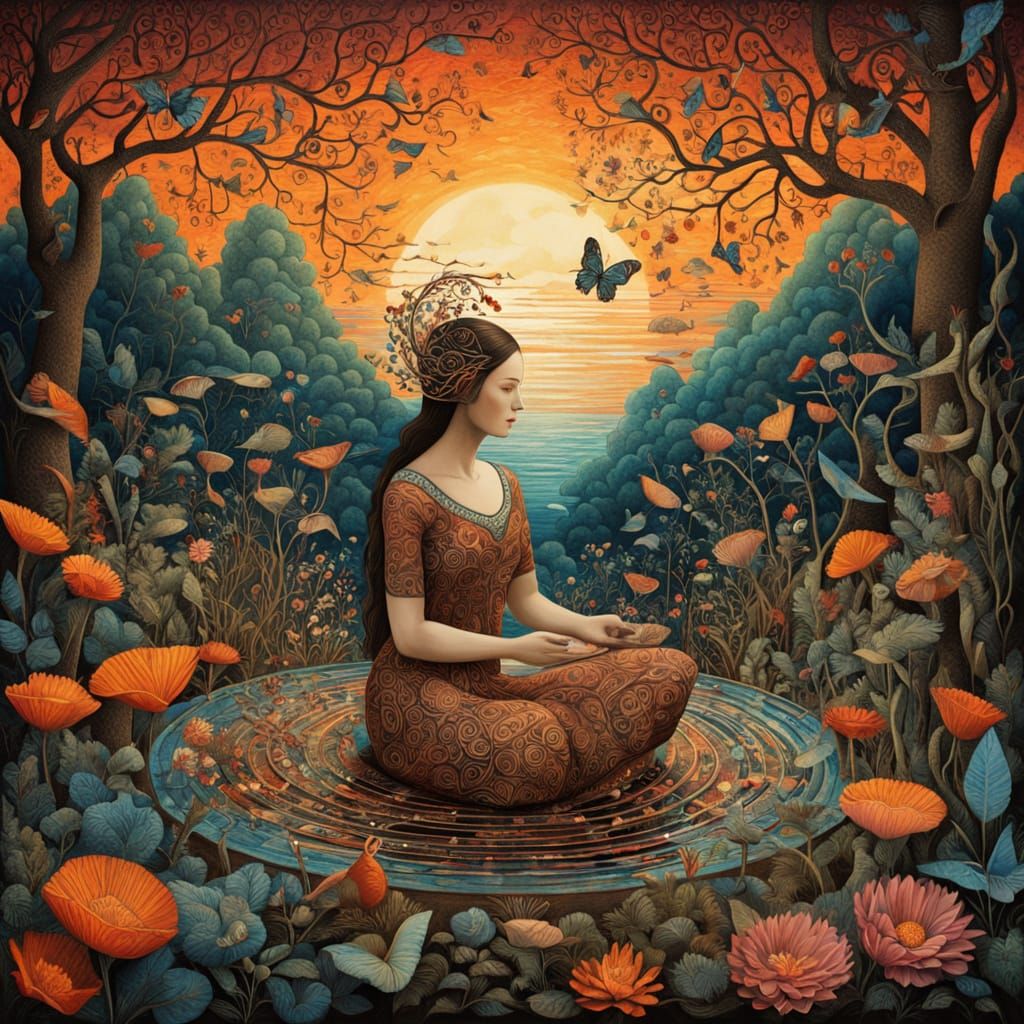 Mystical Shaman Creates Whimsical Sculpture from Shattered M...