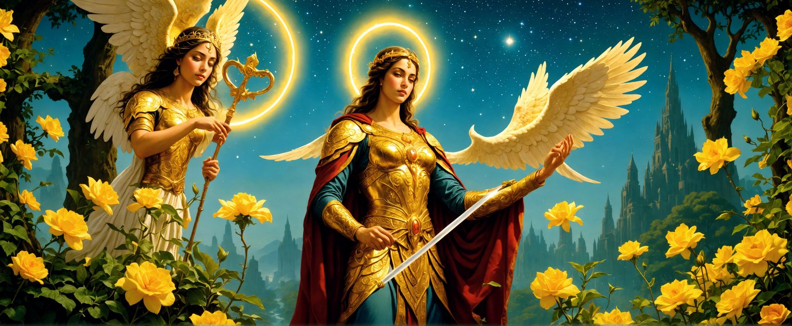 Golden Dragon Family in Starlight Magic