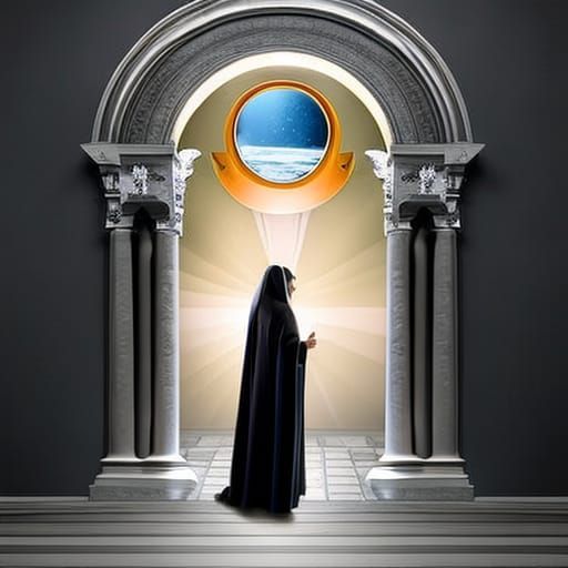 Nun Enters a Portal to Another Dimension