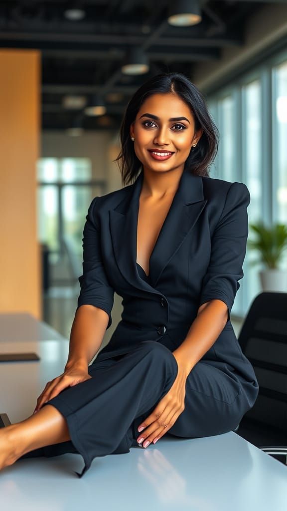 Elegant Sri Lankan Office Professional