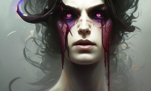 Sinister Portrait of the Prince of Evil