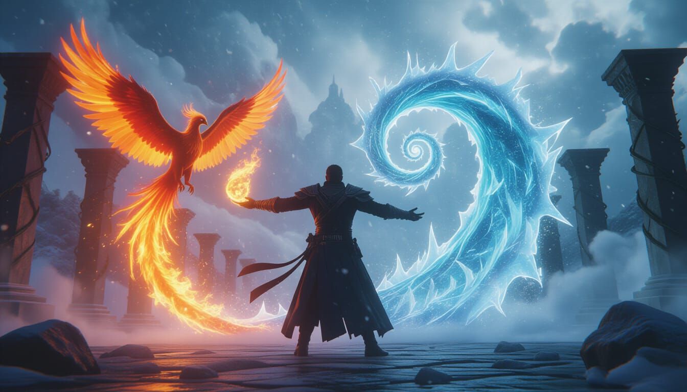 Elemental Hero Rises Amidst Battlefield Chaos