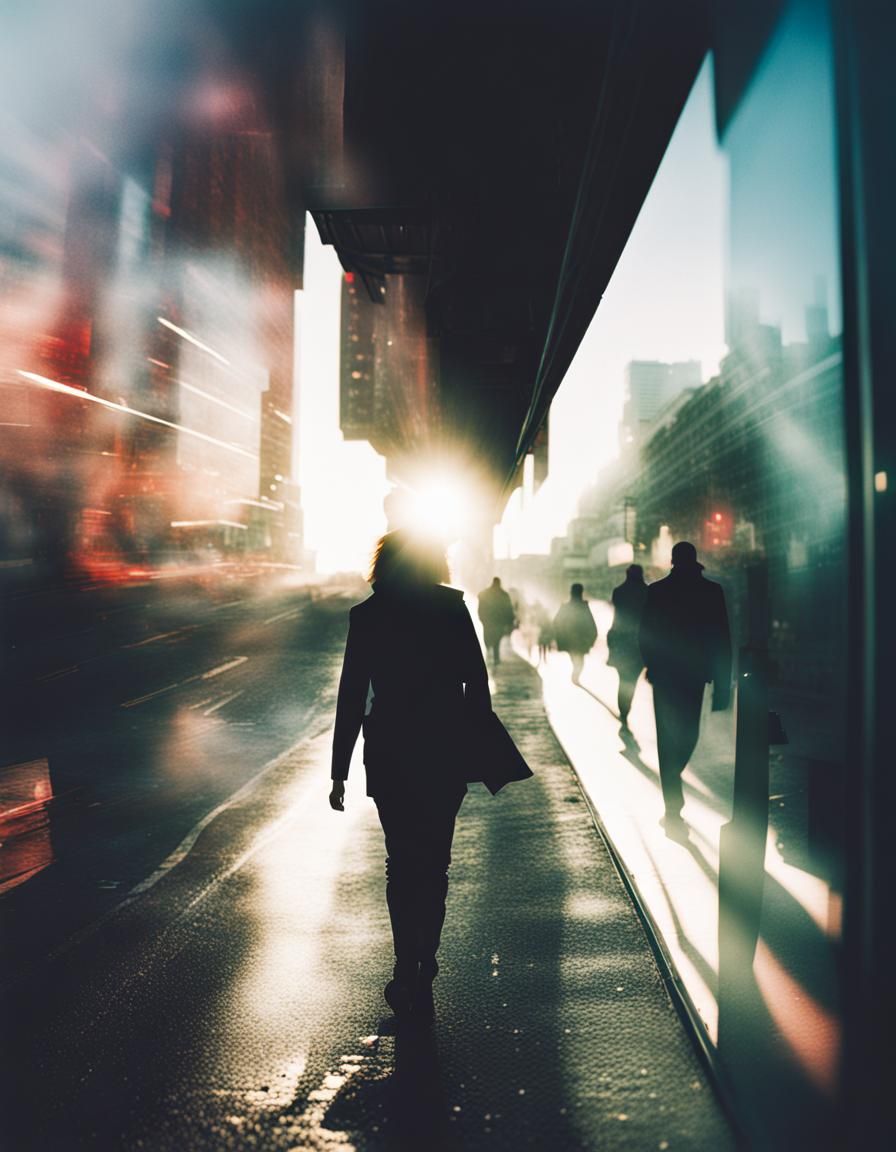 Atmospheric Street Photography with Double Exposure