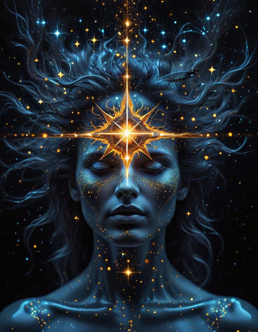 Cosmic Birth in Vibrant Quantum Style