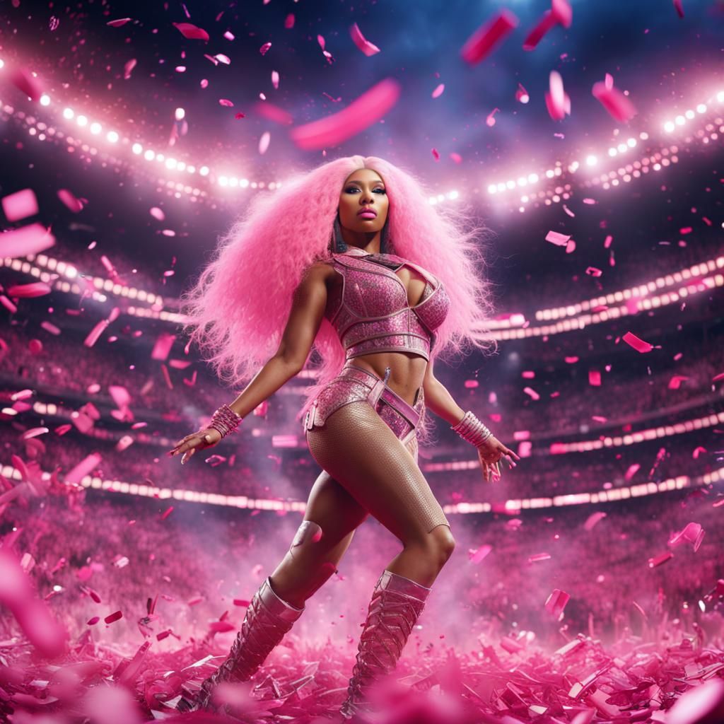 Nicki Minaj Concert Performance in Stadium