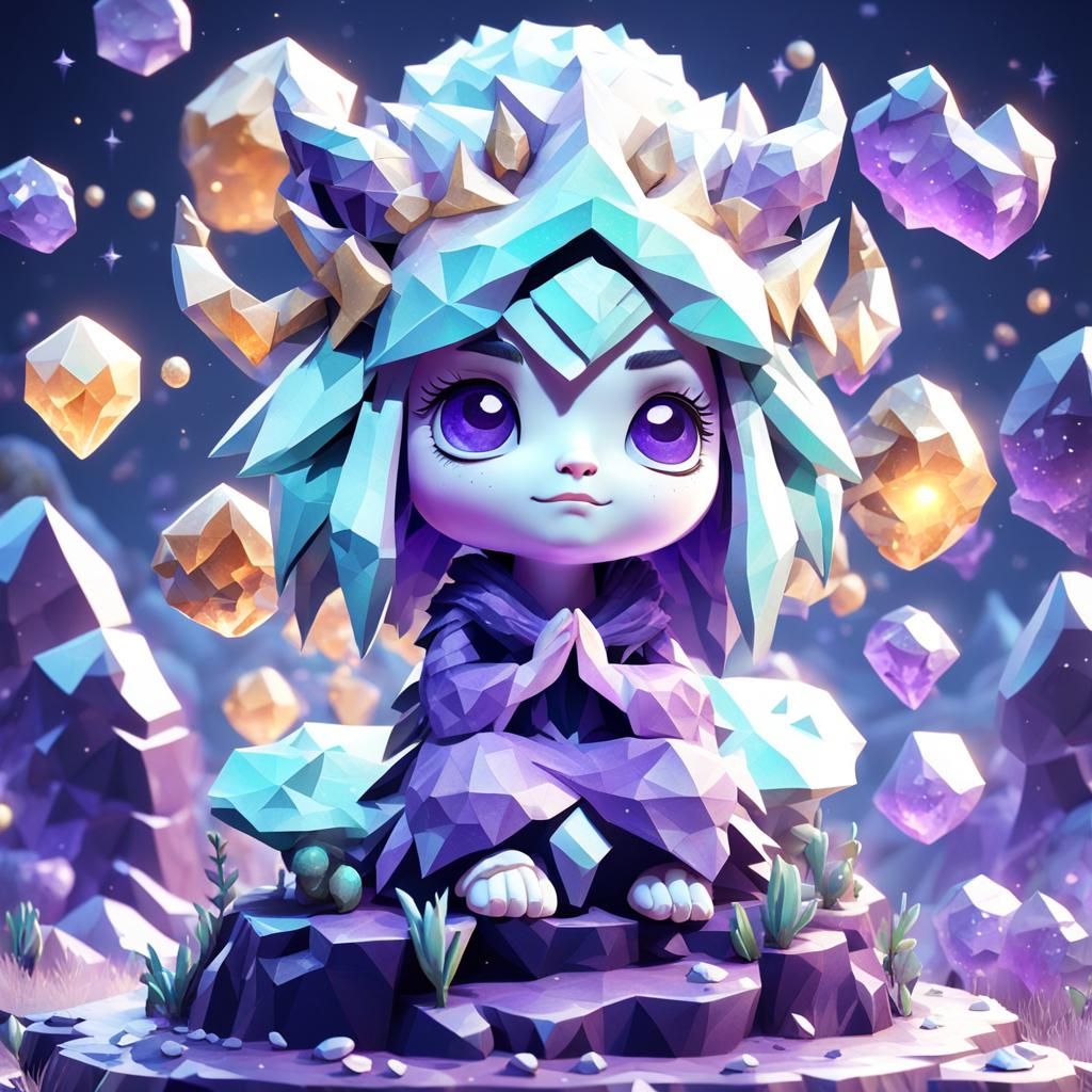 Mythical Creature with Pet in RPG 3D Rendered World