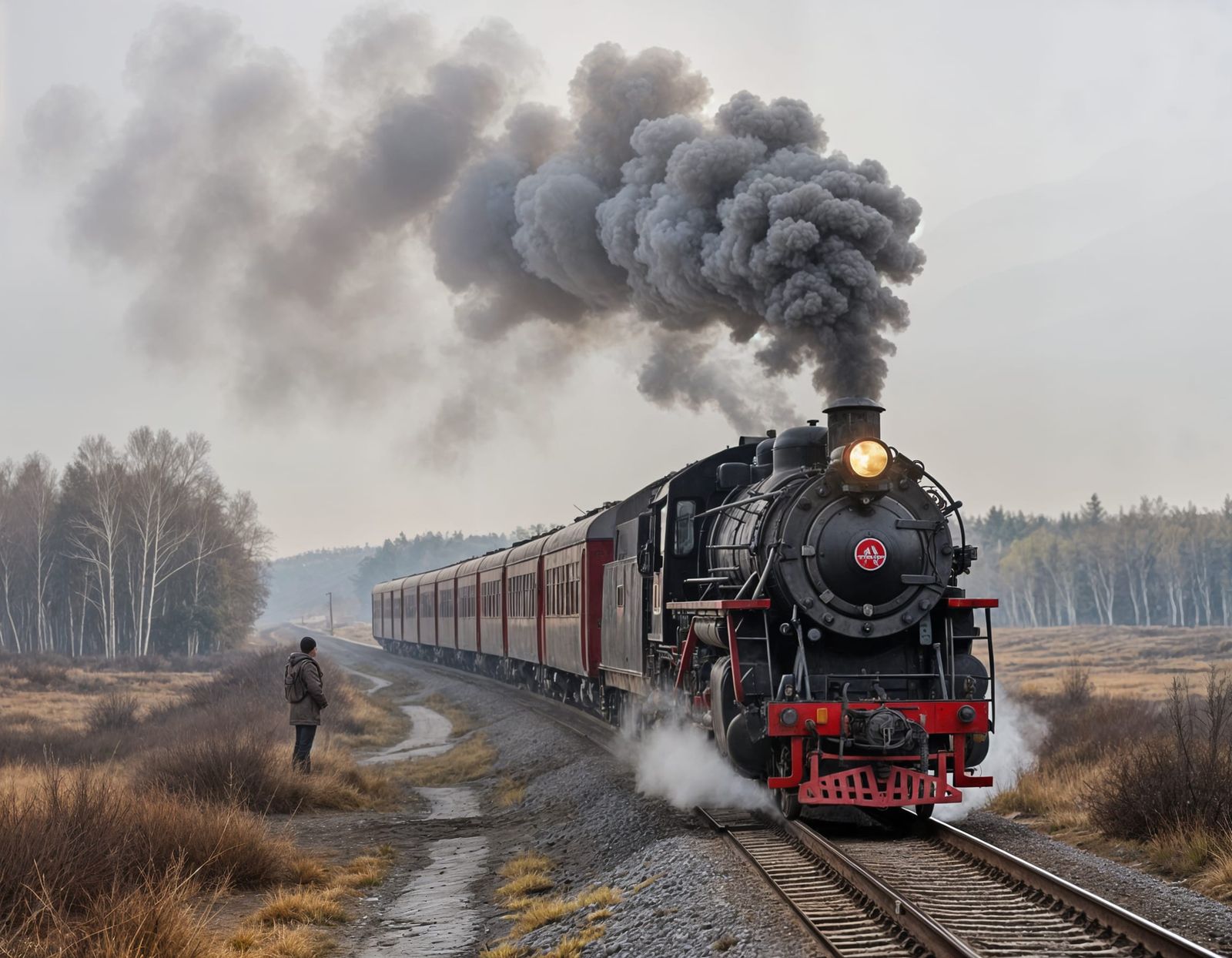 Siberian Steppe Encounter: Mystery and Fear