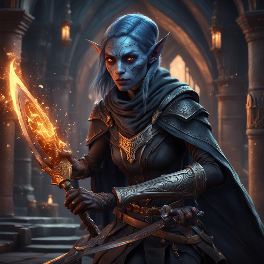 Dark elf thief