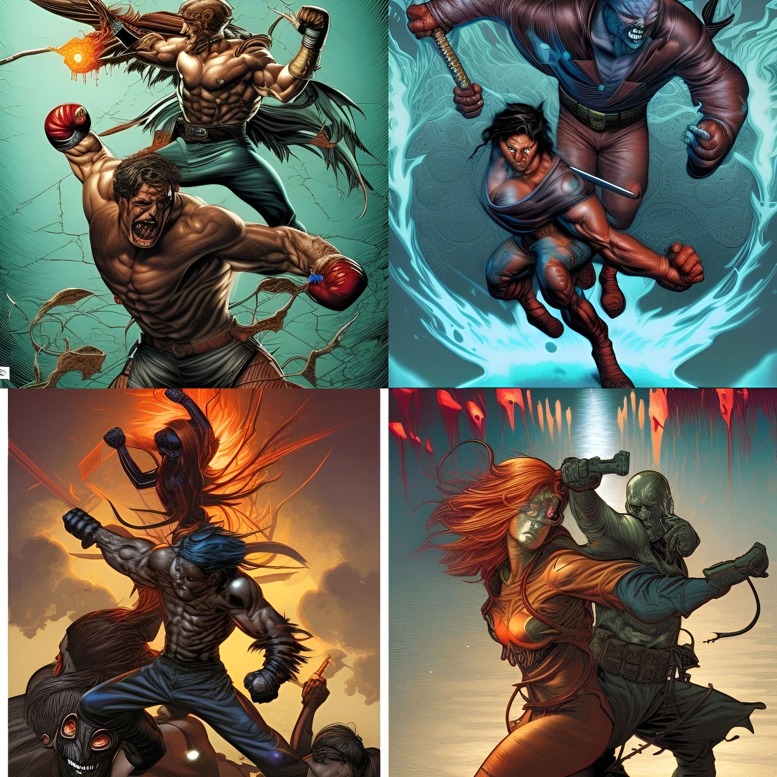 Comic Book Fight to the Death