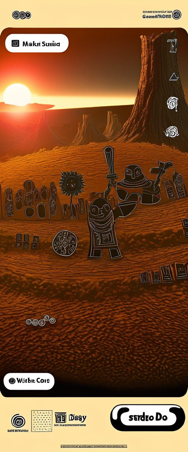 Afro Swing Dancer in Vibrant Savannah Sunset