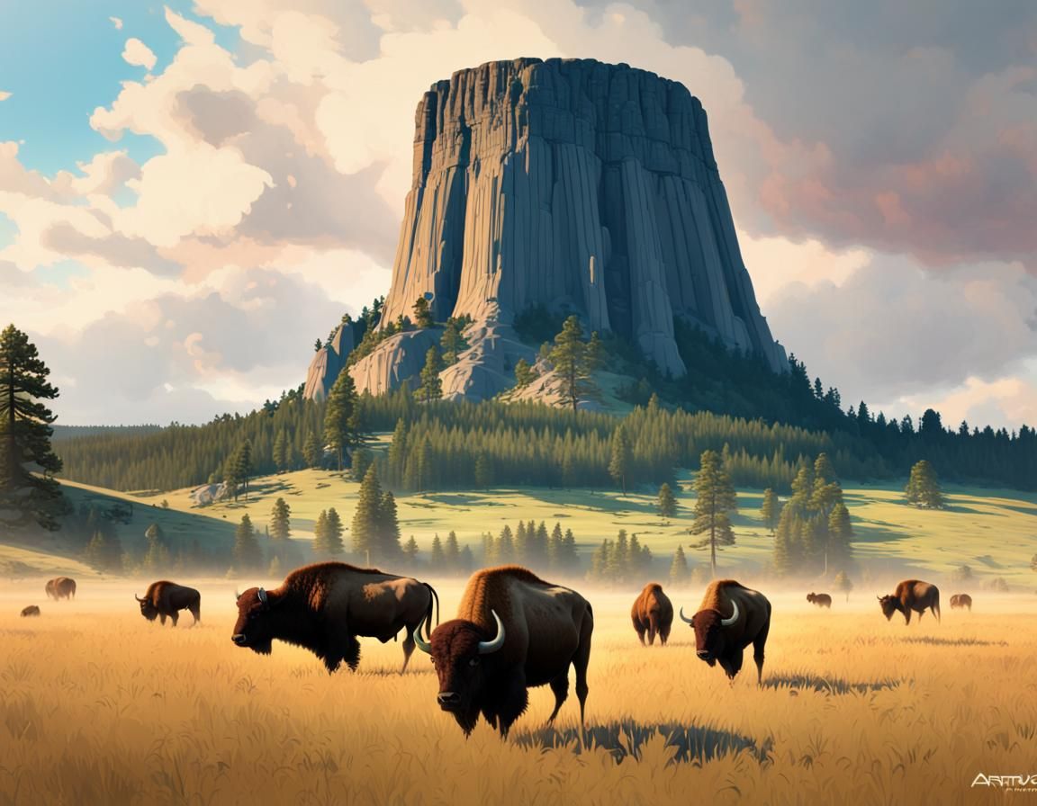 A Day at Devil's Tower, Wyoming