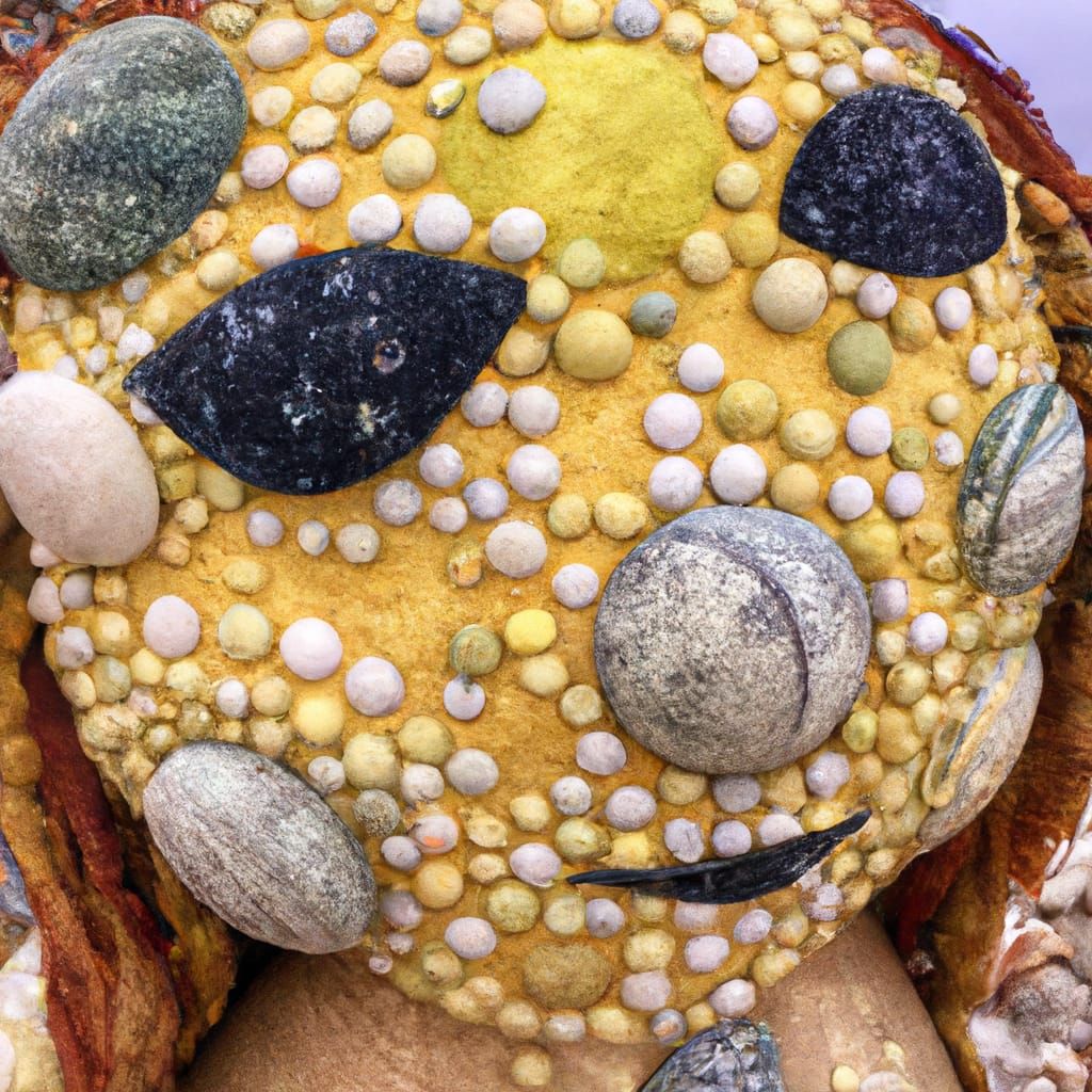 Papier-Mâché Venus Sculpture with Pebble Details