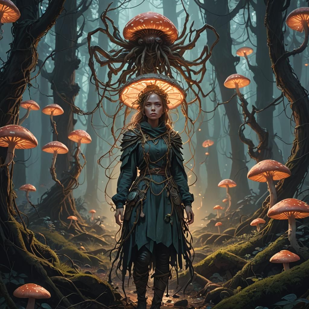 Crumbelina DiCaramello in Fantasy Forest Concept Art