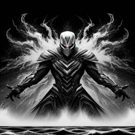 Dramatic Black and White Patterns with Vibrant Colors