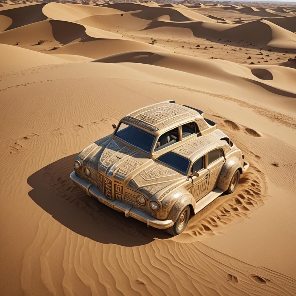 Egyptian Marble Car Concept Art