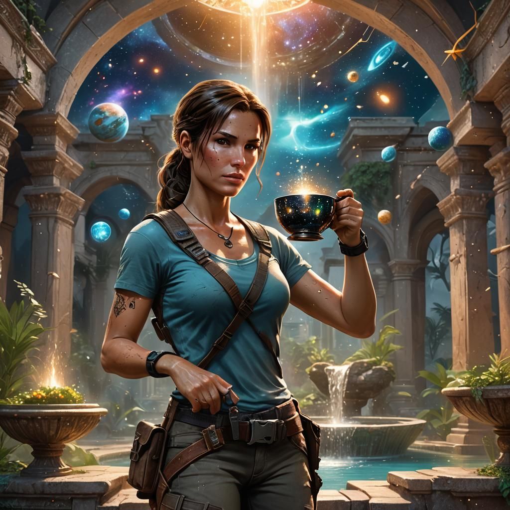 Lara Croft's Dream Home: Galaxies and Youth