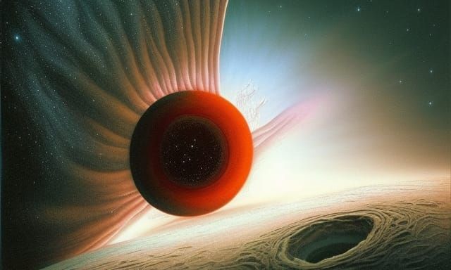 Background a universe absorbed by a black hole details explo...