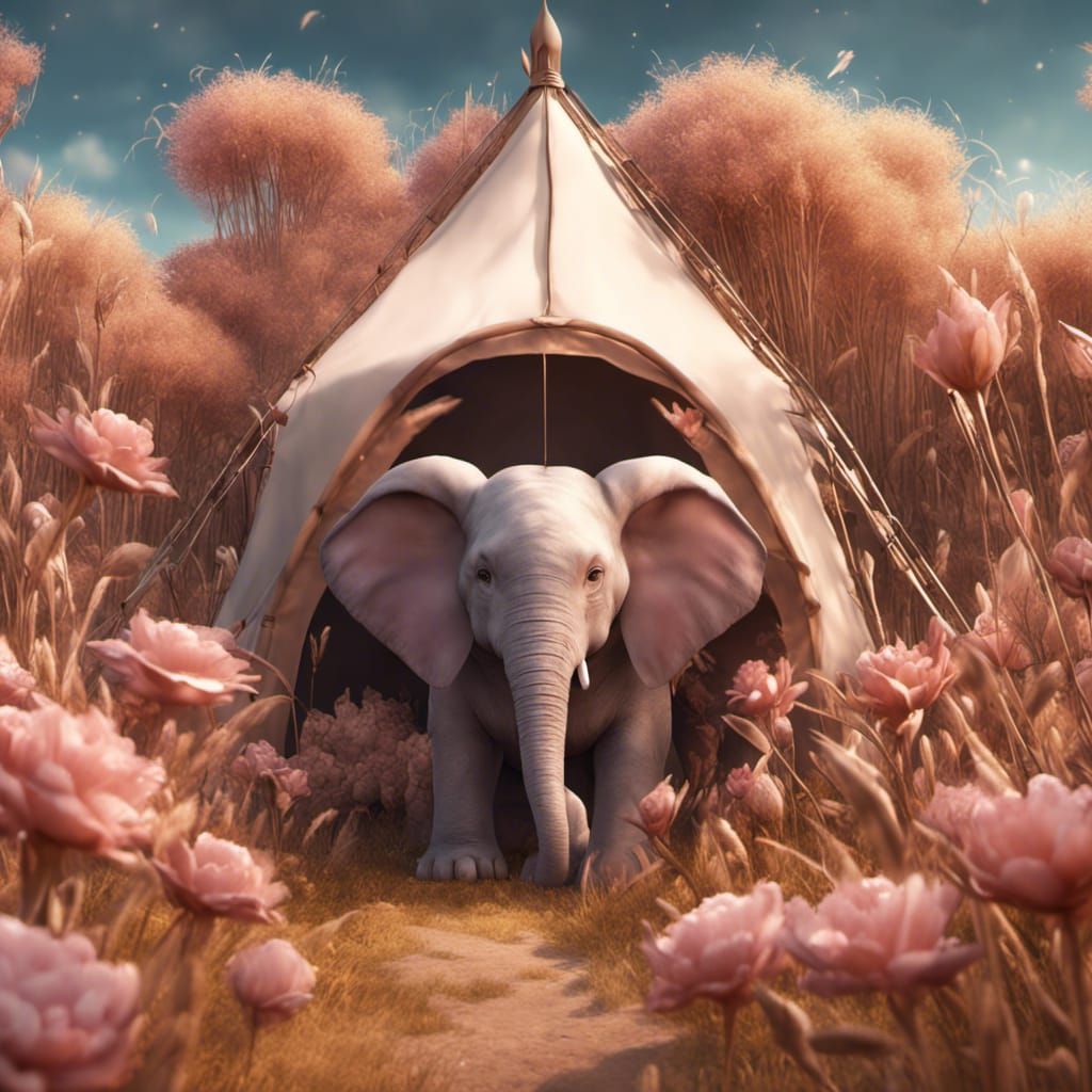 Rose Gold Glitter Wheat Field: Fantasy Concept Art