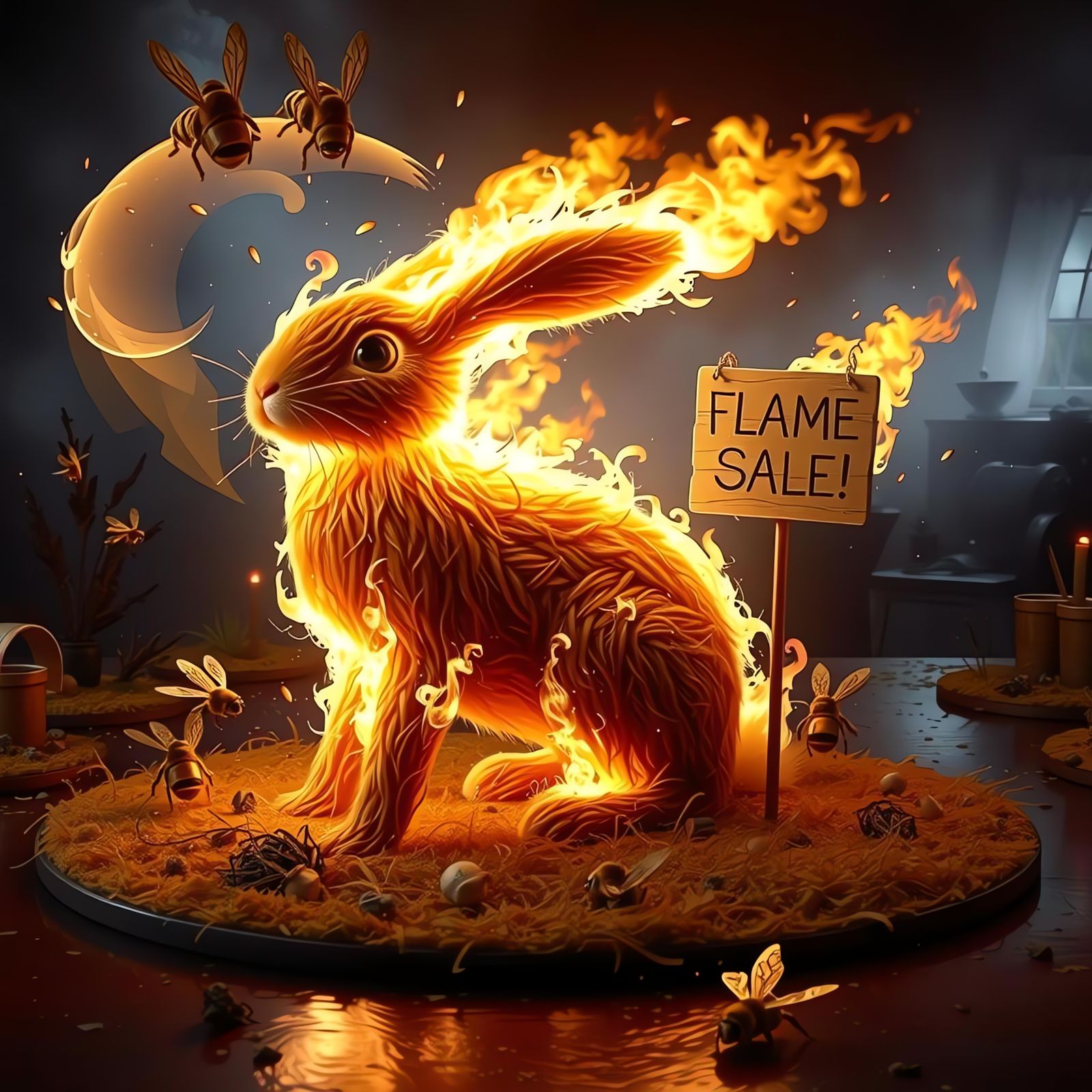 🆗⚠A new funny version about a Burning rabbit❗🙀