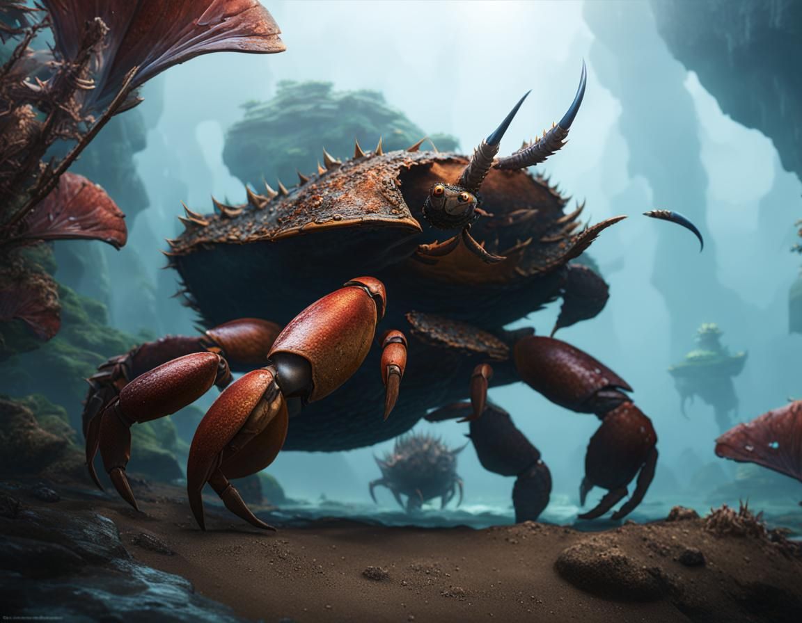 Fantastical Ancient Crabs Movie Concept Art