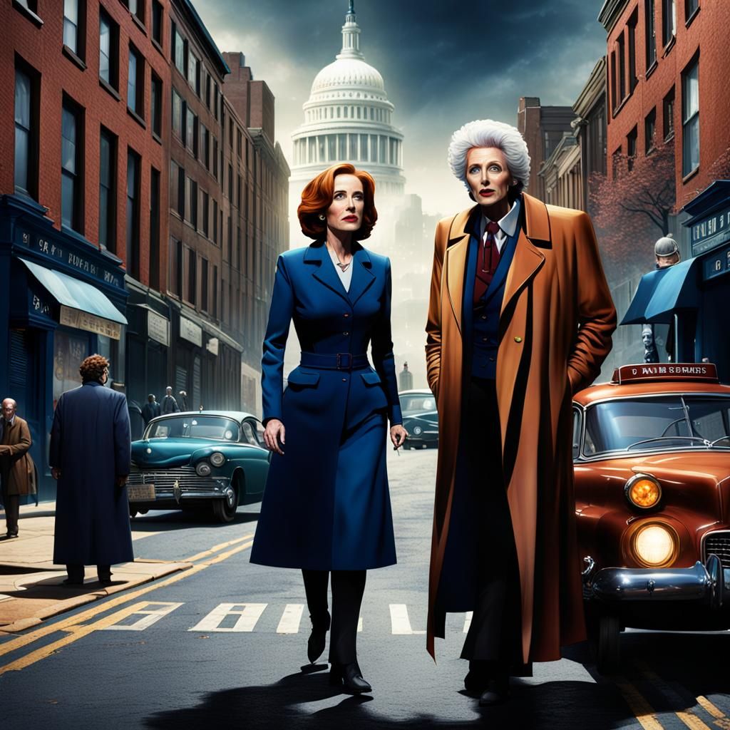 Dana Scully Meets Dr. Who in DC