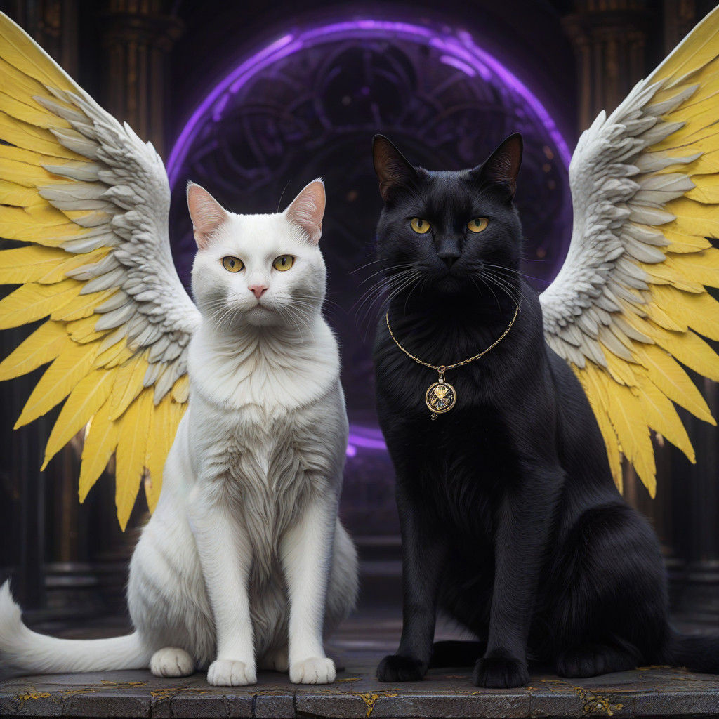 Ethereal Guardians of Darkness and Light