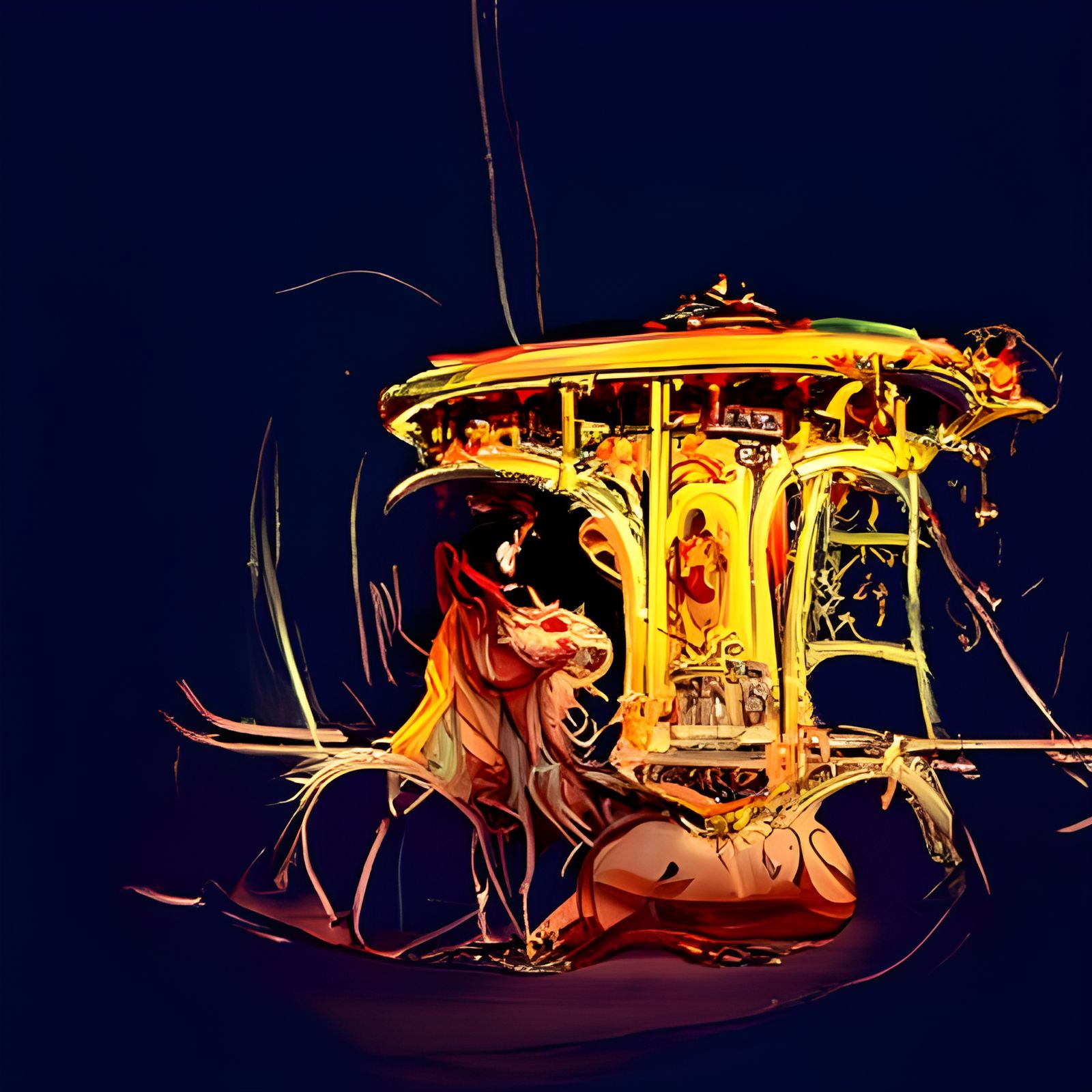 carousel at night
