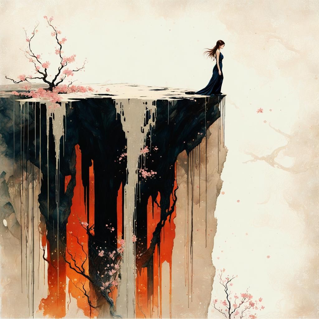 at the edge, your mind becomes clear