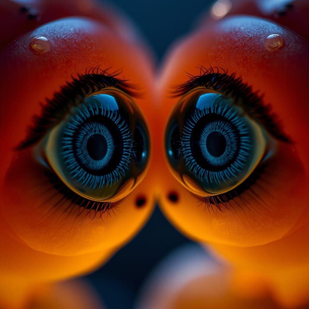 Loving Tardigrade Couple's Eyes Capture Infinity