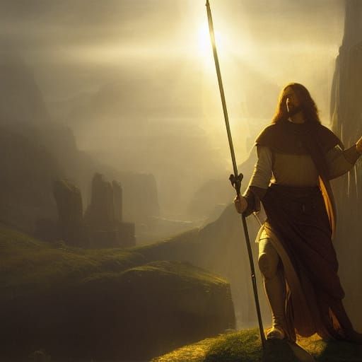 King Arthur and Excalibur: A Dark Fantasy Concept