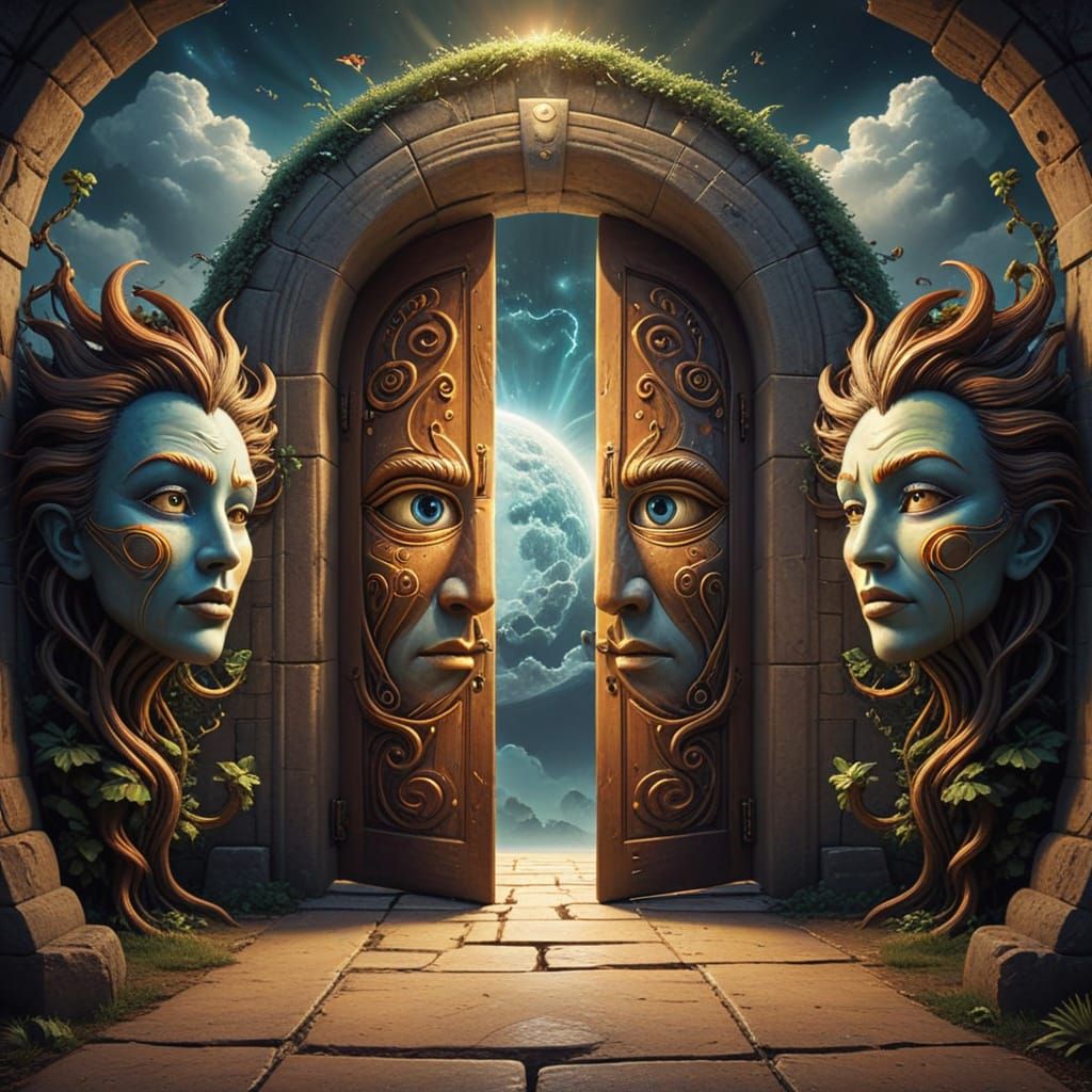 Gateway to Imagination with Masked Faces