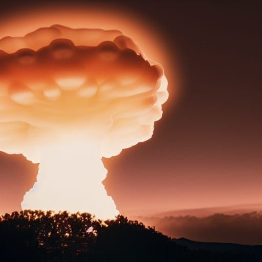 Mushroom Cloud From 1945 Nuclear Explosion