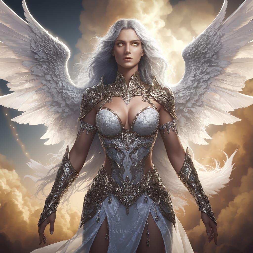 Ethereal Goddess Velma Reigns in Celestial Armor