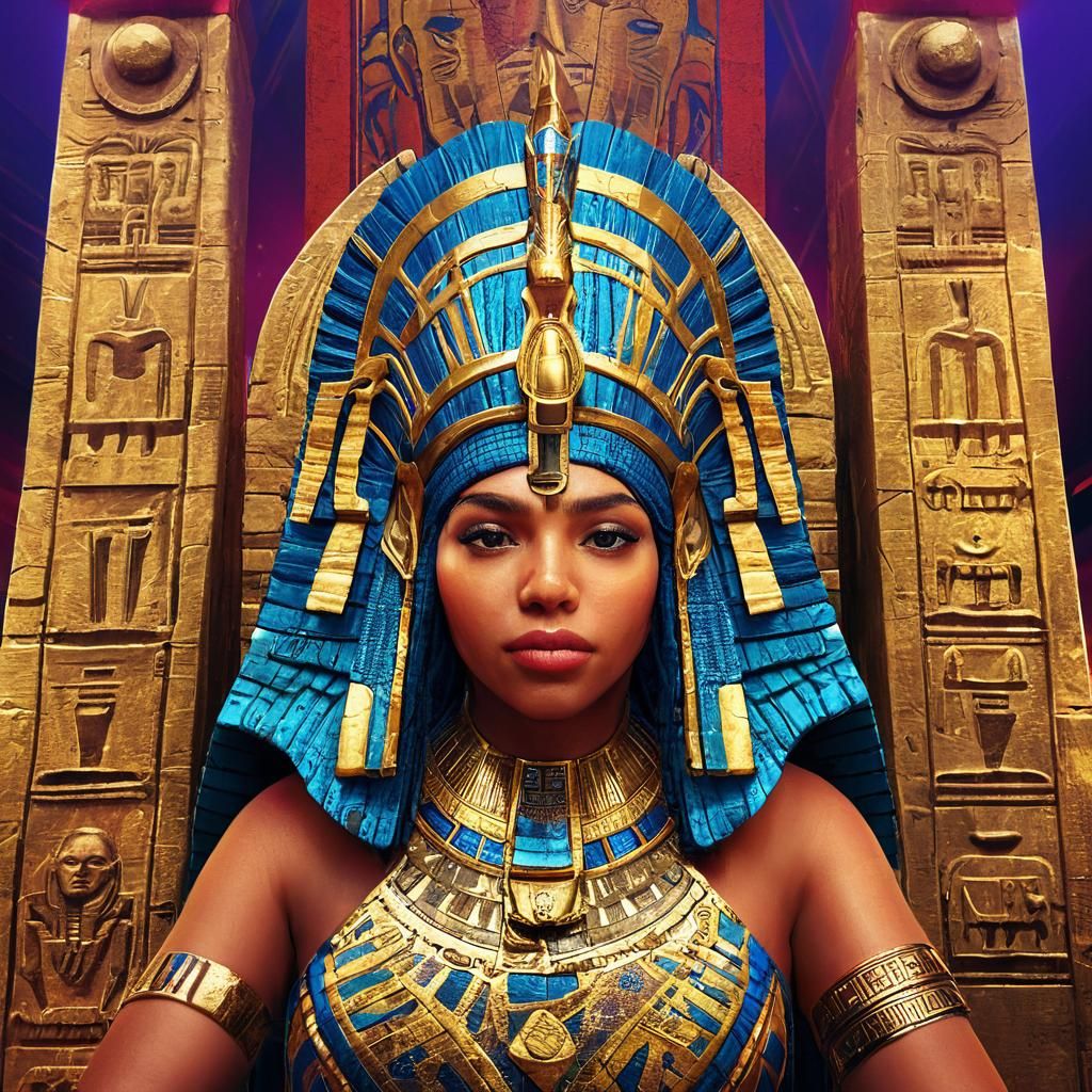 Pharaoh in Golden Armor Concept Art