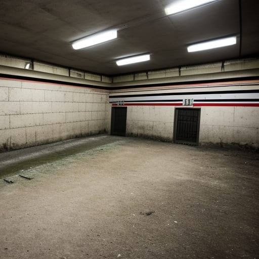 Abandoned Underground War Bunker: Empty Station