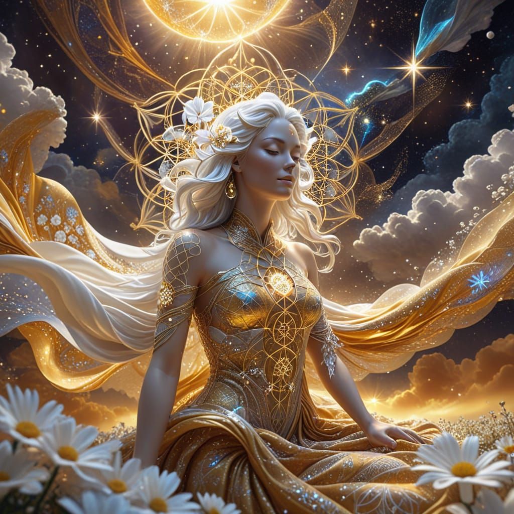 Spiritual Shop with Billowing Fabric of Time