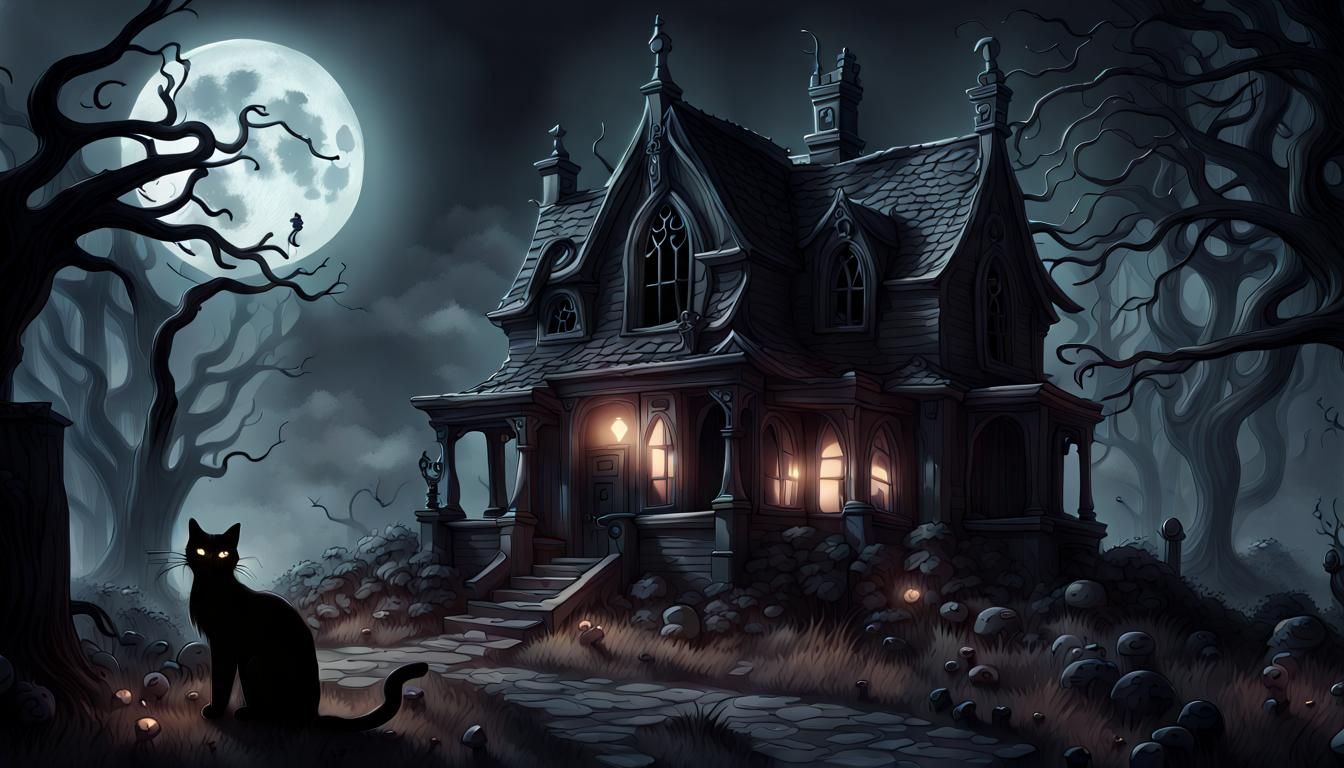 My Open Prompt: Haunted Witch House