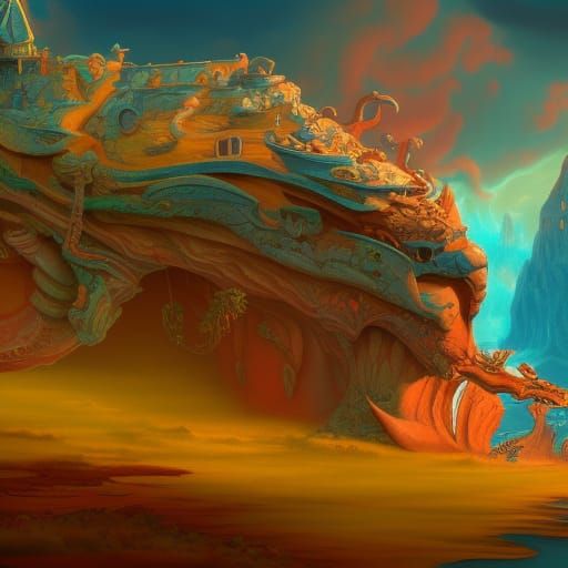 Vibrant Fantasy World Unfolds in Stunning Detail