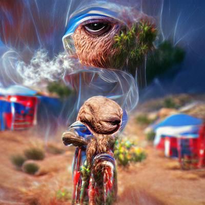 Extraterrestrial Smoking Weed: An Unexpected Encounter