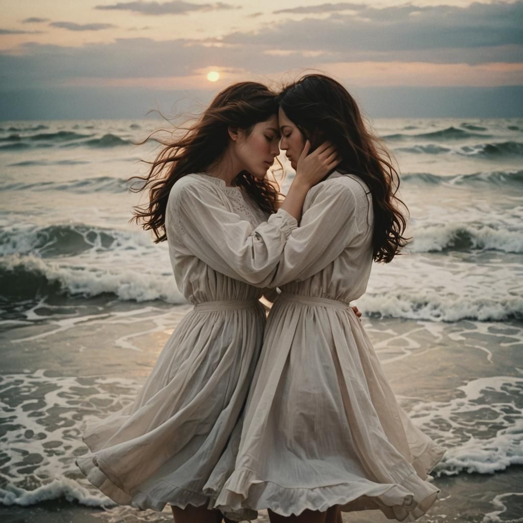 Lonely Rivers Flow: An AI-Generated Landscape