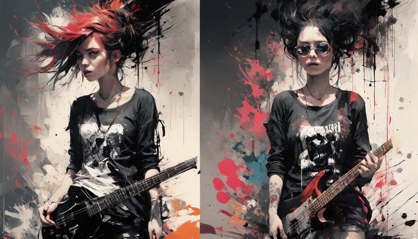 Gritty Riot Grrrl Band in Explosive Performance