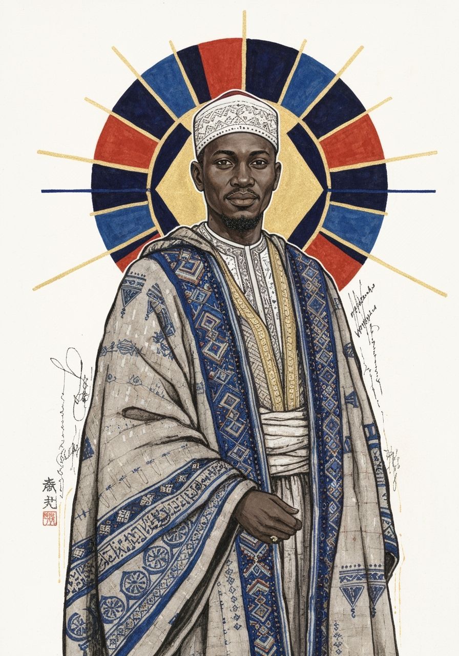 Portrait of Abu Ishaq Ibrahim al-Kanemi