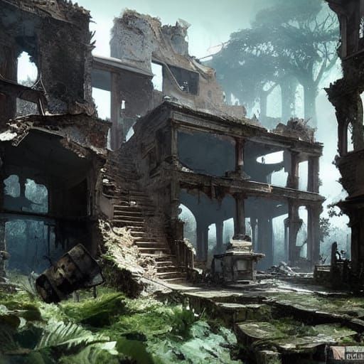 Detailed Fantasy Ruins in Unreal Engine