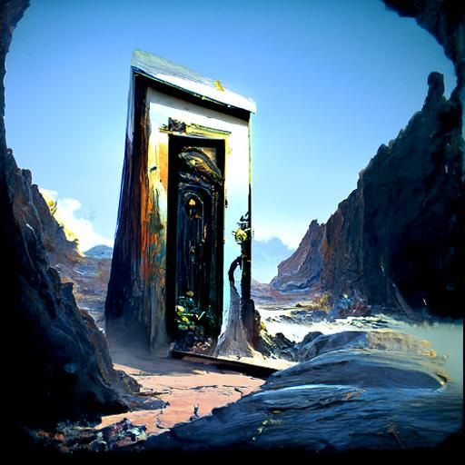 Doorway to Another World: Oil Painting