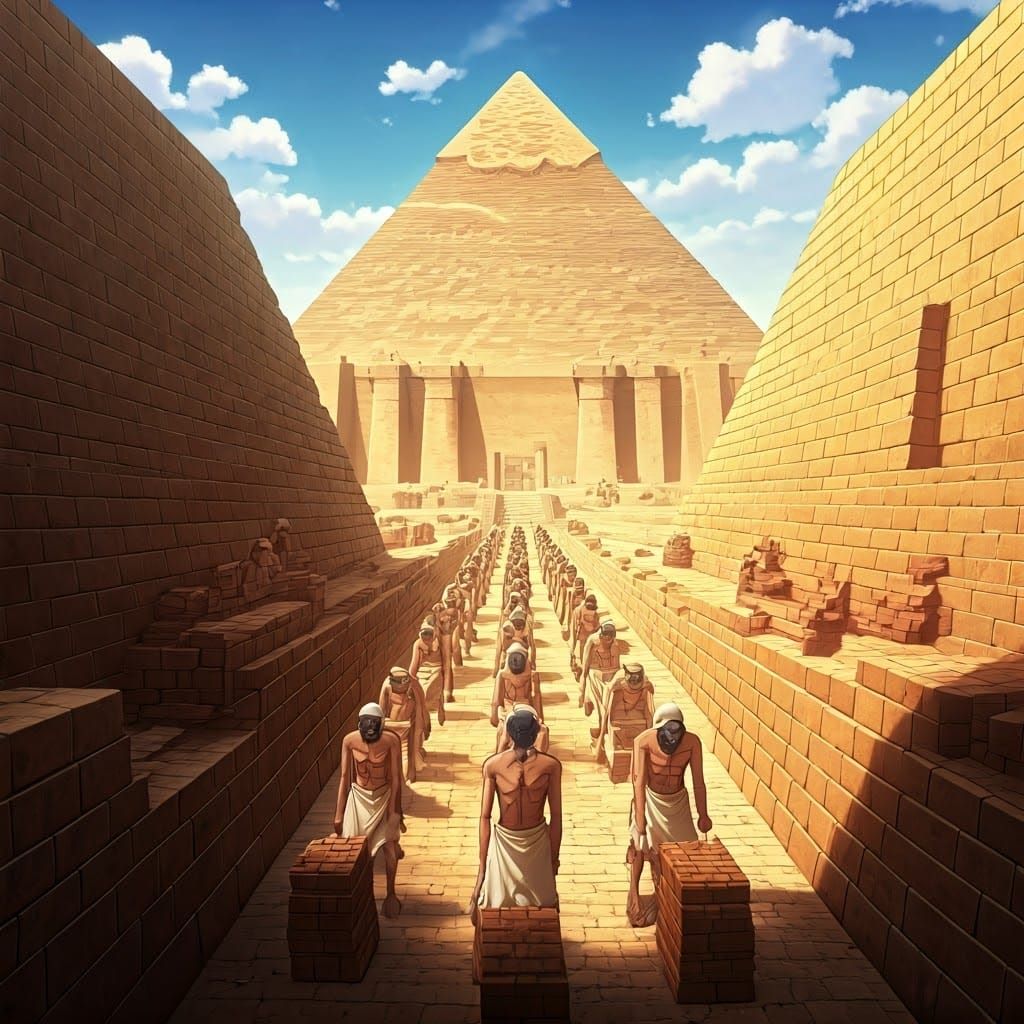 Ancient Egyptian Slavery in Biblical Epic Style