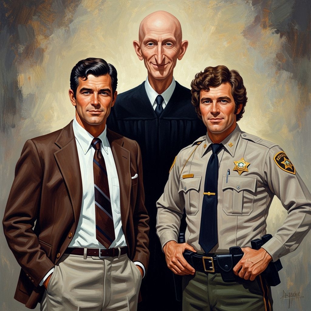 Impressionistic Painting of Men in Vintage Style