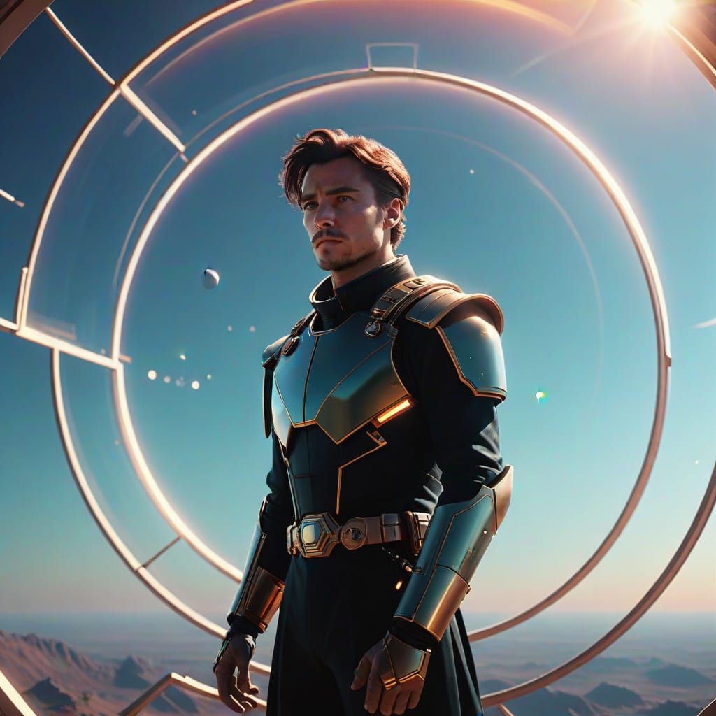 Sunswept Spacecraft Control Room in Solarpunk Style