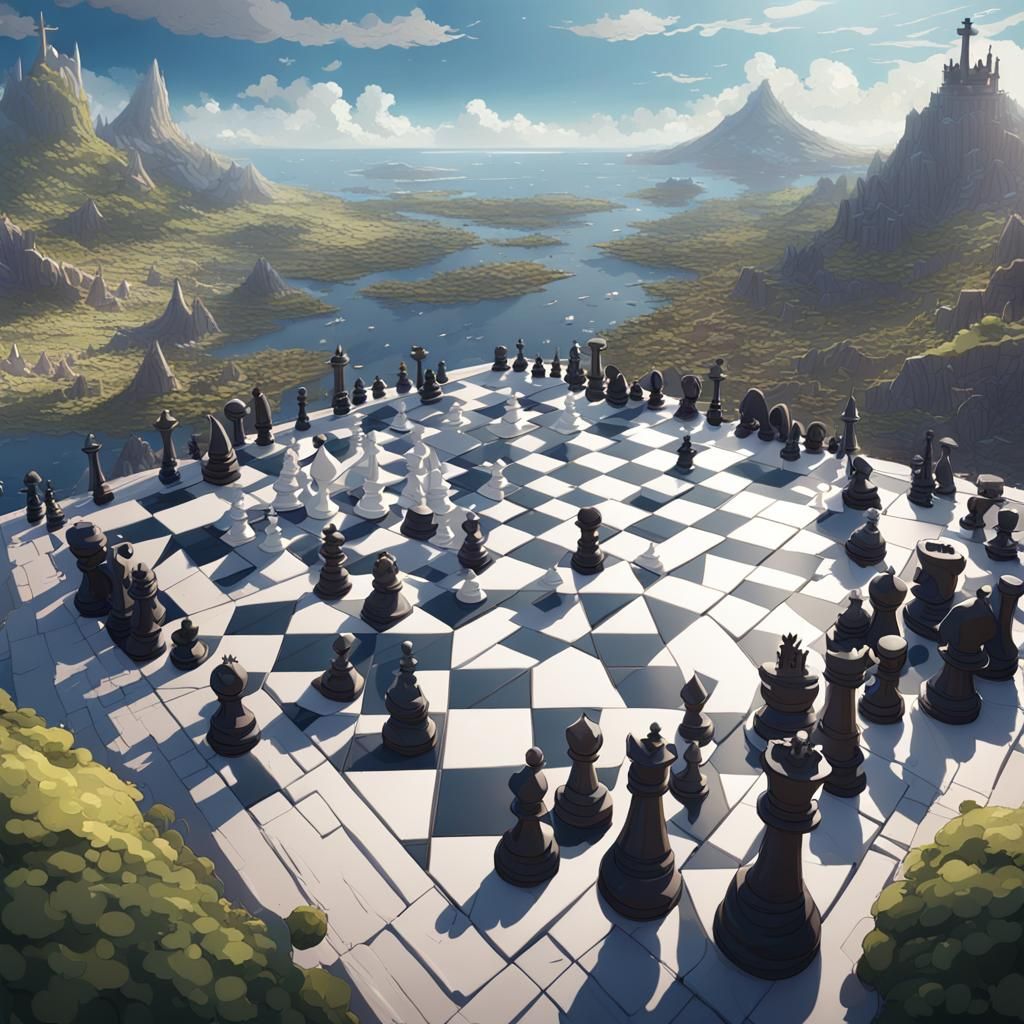 Chess World: Landscapes and Cities as Chess Pieces
