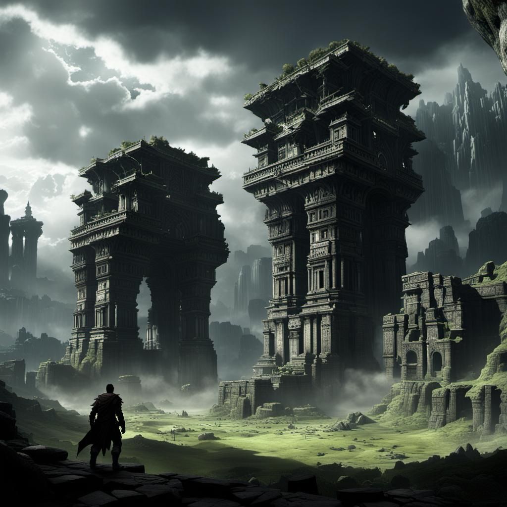 Shadows of the colossus. videogame Epic cinematic brilliant ...